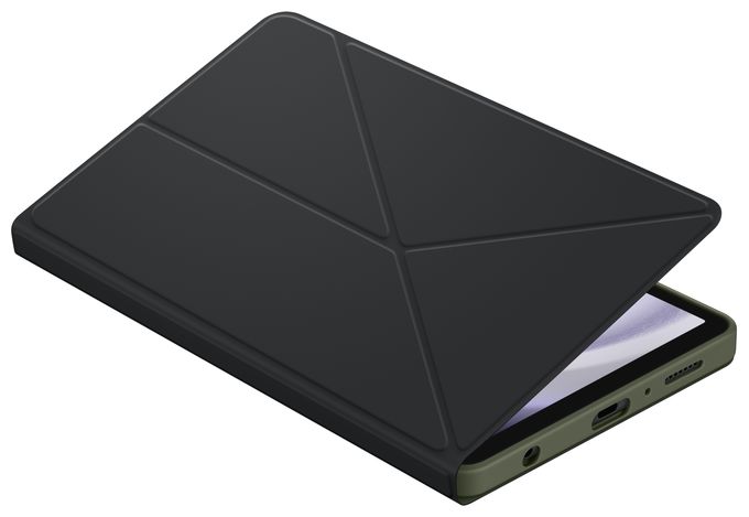 Folio für Samsung Galaxy Tab A9 bis 22,1 cm (8.7") Stoßfest, Kratzresistent (Schwarz) Book Cover EF-BX110 