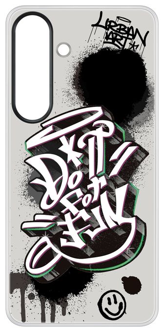 Cover für Samsung Galaxy S25  Flipsuit Rugged Case (Schwarz, Mehrfarbig) 