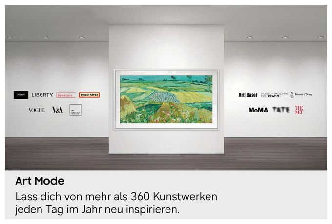 NeoQLED 139,7 cm (55 Zoll) Fernseher 4K Ultra HD VESA 200 x 200 mm GQ55LS03HWUXZG The Frame Pro 