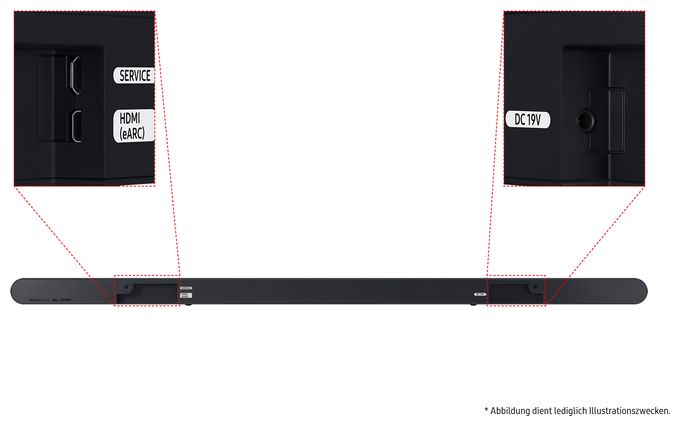 Soundbar 250 W 3.1 Kanäle  HW-S710GD/ZG (Schwarz, Titan) 