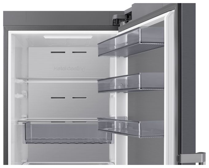 387 l Kühlschrank freistehend EEK: C 77 kWh Jahr  RR70H39CCTEF (Silber) 