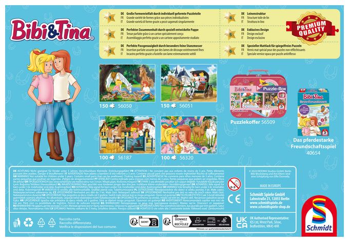56543 Bibi & Tina, Sommerausritt Kinderpuzzle, 100 Teile 