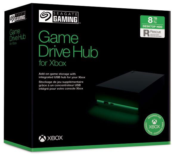 8 TB externe Festplatte  Game Drive Hub for Xbox (Schwarz) 