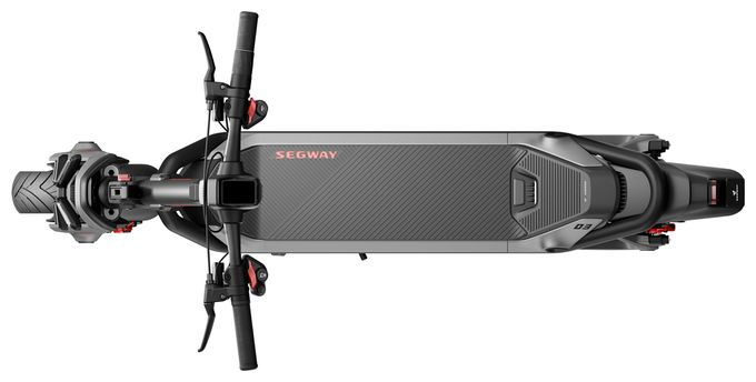500 W E-Scooter 19,2 Ah 95 km Reichweite 39,5 kg  Ninebot GT3 D (Schwarz) 