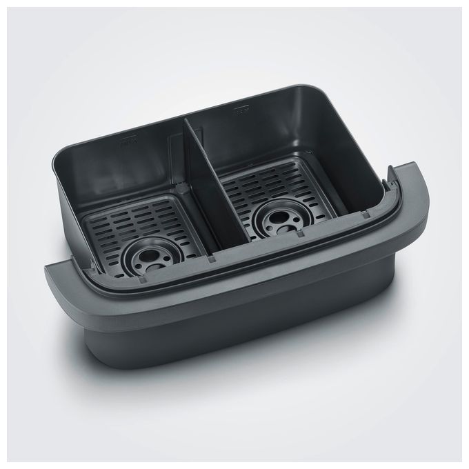 Doppel Heißluftfritteuse 9 l 2600 W  FR2490 (Schwarz) 
