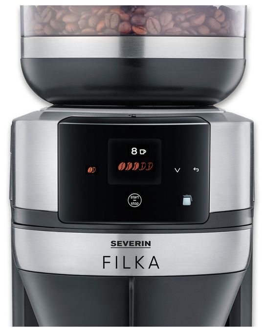 1 Tassen Filterkaffeemaschine  KA4852 (Schwarz, Silber) 