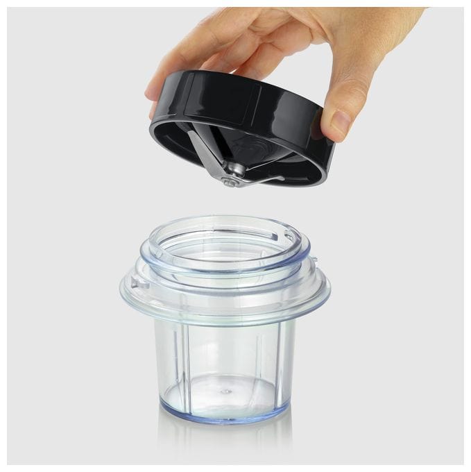1,5 l Standmixer 2 Geschwindigkeiten 600 W (Schwarz, Transparent) SM3724 