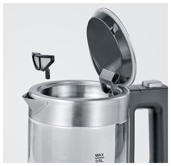 0,5 l Wasserkocher 1100 W  WK3472 (Silber) 