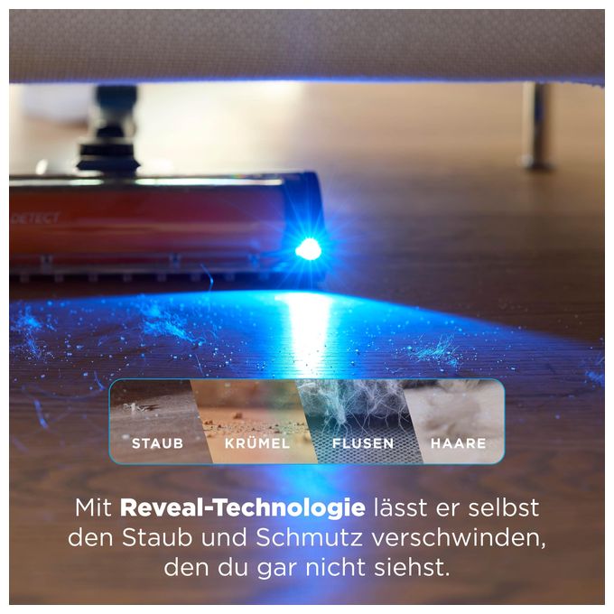 Handstaubsauger Beutellos bis 60 min Laufzeit HEPA  IA3244EUT (Blau) 