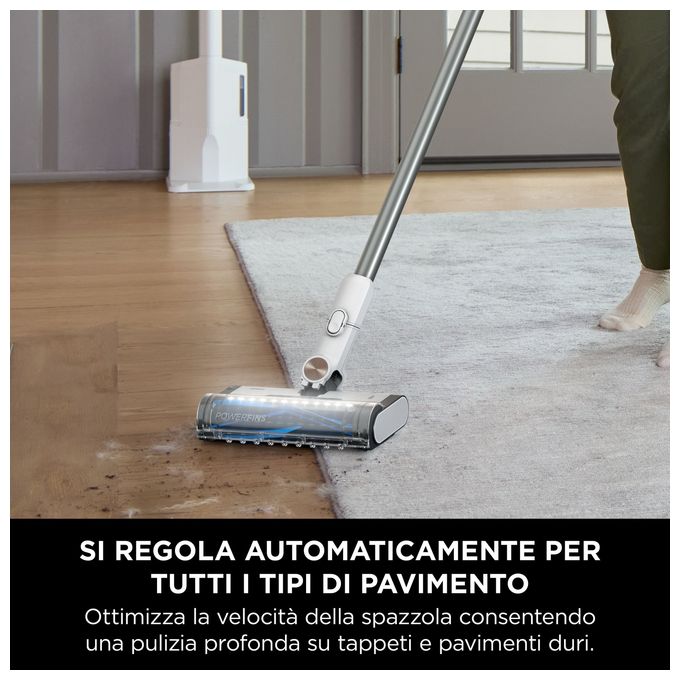 Handstaubsauger Beutellos bis 40 min Laufzeit  SHARK BU3521EU Clean Clean & Self-Empty (Blau, Weiß) 