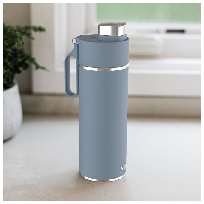 Kunststoff, Edelstahl  Thirsti 700ml (Blau) 