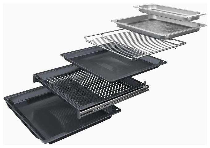 Backofen-Set groß AutoClean mit autarkem 81,2 cm Induktions Kochfeld EQ100DM (HS936GCM1 + EX87BNVV6E + HZ9TY010) 