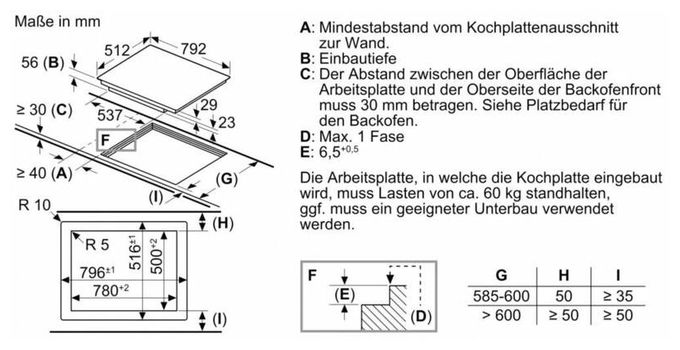 80 cm Induktionskochfeld 5 Kochzonen iQ700 EX800NVV6E autarkes 