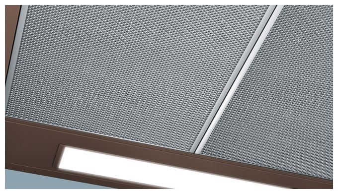 Abluft/Umluft Dunstabzugshaube/Esse Unterbau 60 cm (Braun) iQ100 LU63LCC40 