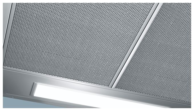 Abluft/Umluft Dunstabzugshaube/Esse Unterbau 60 cm (Edelstahl) iQ100 LU63LCC50 