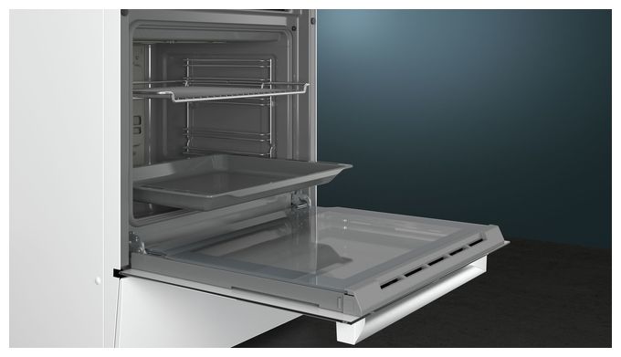 Freistehender Herd Elektro normal mit Glaskeramik Kochfeld iQ300 HK9R3A220 