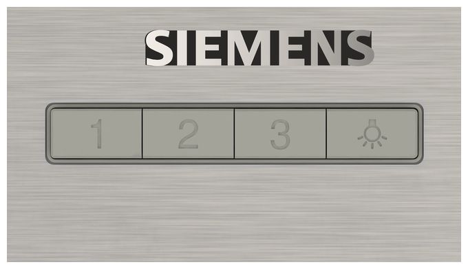 Abluft/Umluft Dunstabzugshaube/Esse Wand 60 cm (Silber) iQ300 LC65BCC30 
