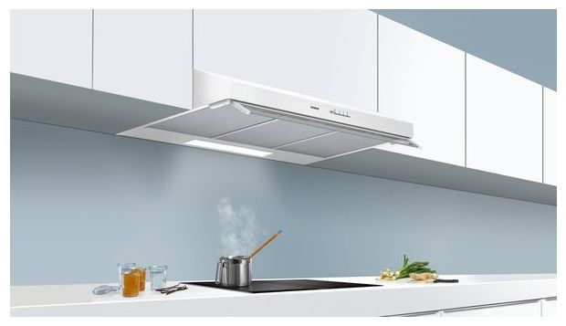 Umluft Dunstabzugshaube/Esse Wand 90 cm (Weiß) iQ300 LU93LCC20 