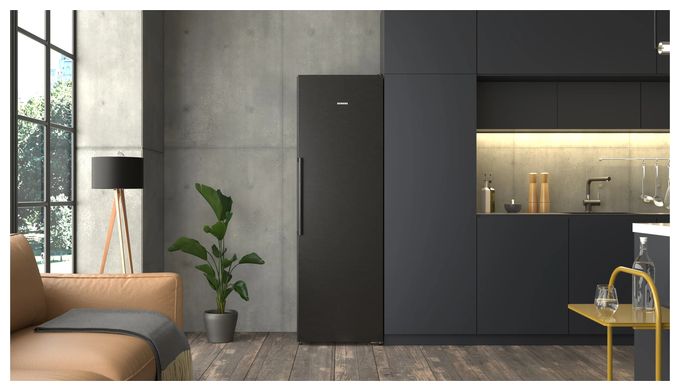 334 l Gefrierschrank 171 kWh Jahr NoFrost  iQ500 GS36NAXCG (Schwarz) 