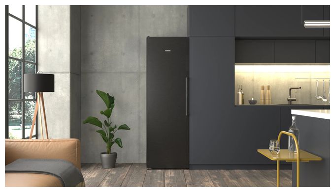 402 l Kühlschrank freistehend EEK: C 110 kWh Jahr NoFrost  iQ500 KS36NAXCG (Schwarz) 