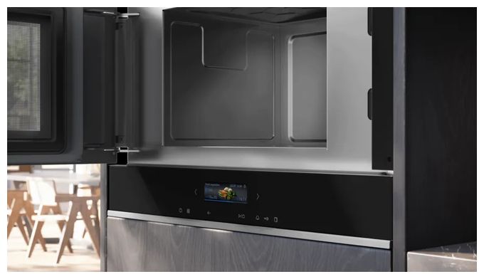 Einbau-Mikrowelle 900 W Größe: mittel 5 Stufen (Schwarz) iQ700 BF722L1B1 
