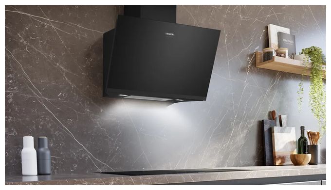 Dunstabzugshaube Wand 80 cm Abluft/Umluft (Schwarz) iQ700 LC81KAN65 