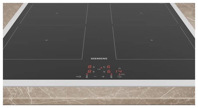 Herdset groß AutoClean activeClean mit 60 cm Induktions Kochfeld PQ522VAAB (EM645CQB6E + HE278GBB4) 