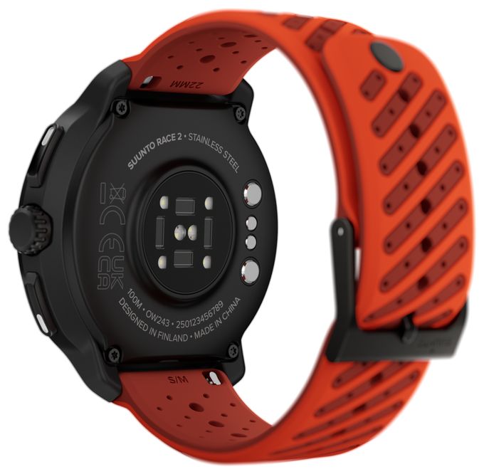 Digital 49 mm Smartwatch Rund 65 h  Race 2 (Schwarz) 