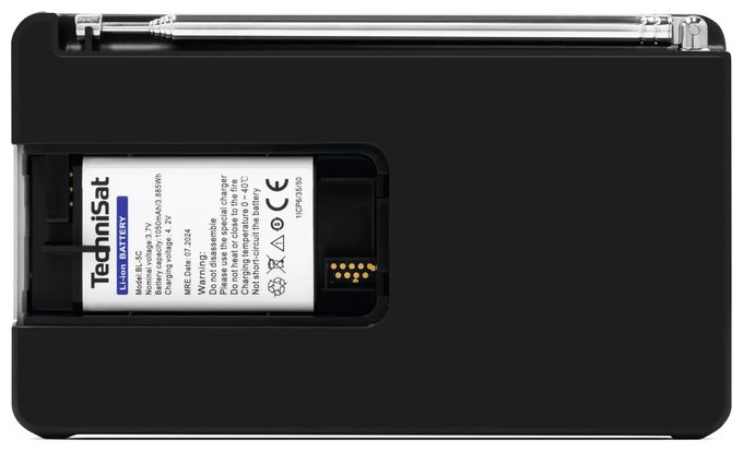 DAB, FM Radio  DigitRadio 1A (Schwarz, Weiß) 