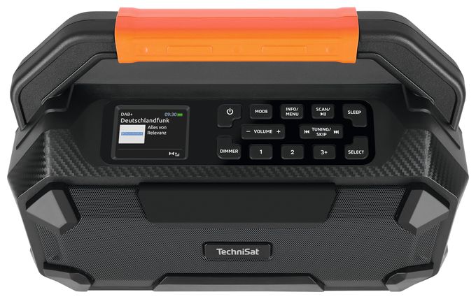 Bluetooth DAB+, FM Radio Tragbar IPX4  DigitRadio 231OD (Schwarz) 