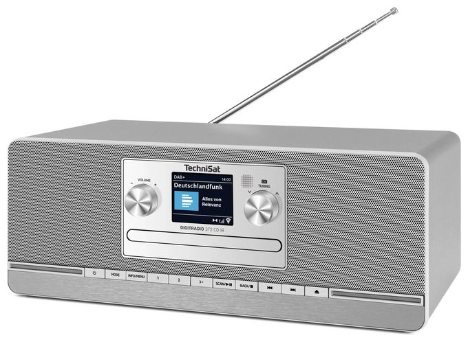 Bluetooth DAB+, FM Radio Internet  DigitRadio  372CD IR (Anthrazit, Silber) 