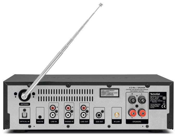 CD Payer DAB+, FM Radio  DigitRadio 760 (Schwarz) 