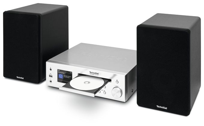 CD Payer DAB+, FM Radio  DigitRadio 760CD IR (Silber) 