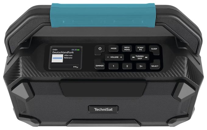 Bluetooth DAB+, FM Radio Tragbar IPX4  Viola 231OD (Schwarz) 