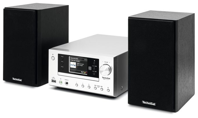 Bluetooth DAB+, FM Radio Internet  Viola 710 CD IR (Silber) 