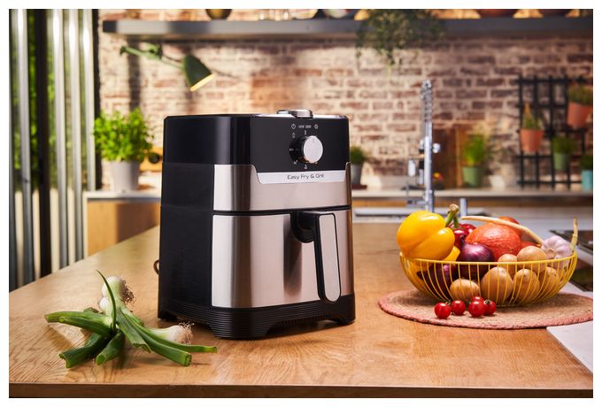 Heißluftfritteuse 4,2 l 1550 W  EY501D Easy Fry & Grill Classic (Edelstahl) 