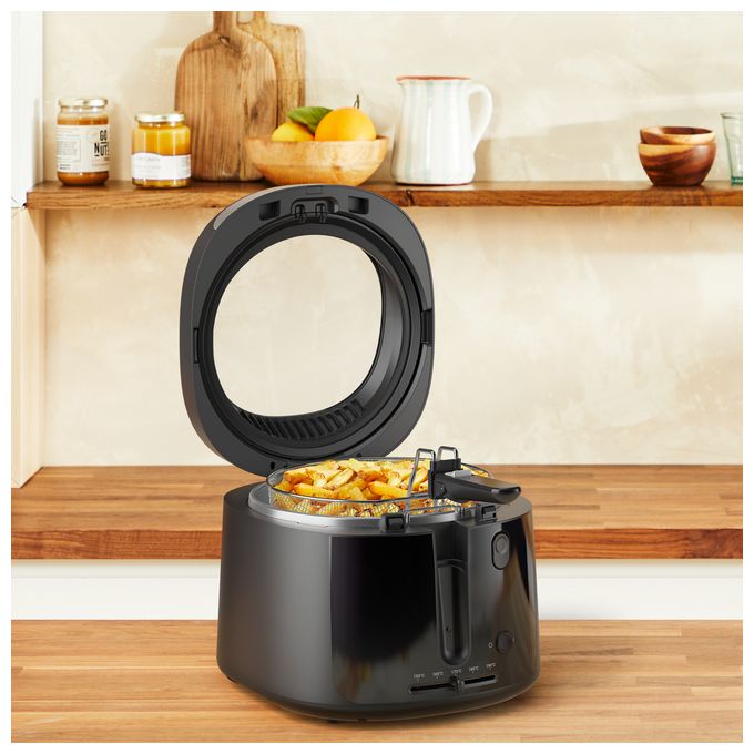 Fritteuse 2,1 l 1900 W  FF2528E0 Vision (Schwarz) 