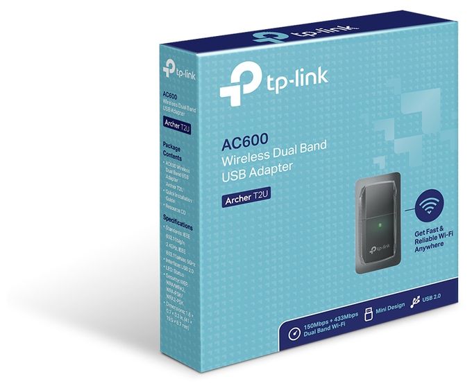 600 Mbit/s WiFi 5 T2U AC600 WLAN USB Stick 
