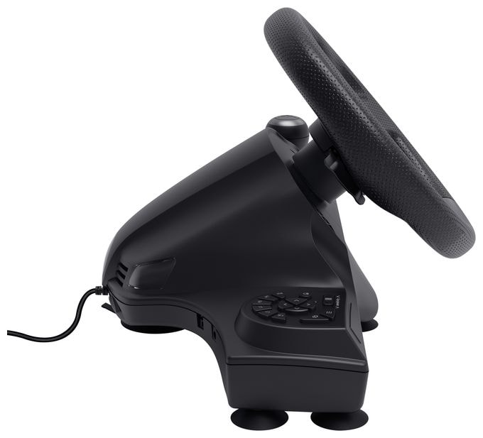 Lenkrad + Pedale für Nintendo Switch, PlayStation 4, Xbox One S, Xbox One X, Xbox Series S, Xbox Series X  GXT289 Movi (Schwarz) 