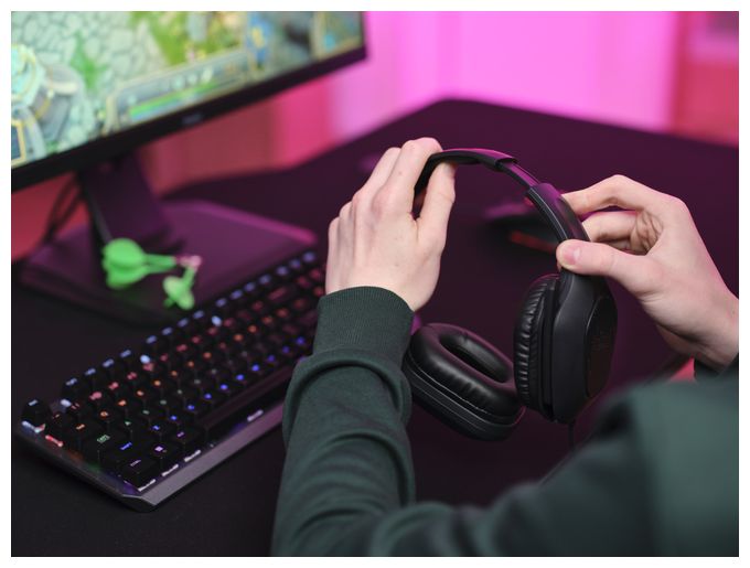 Over Ear Kopfhörer Kabelgebunden  GXT415 Zirox (Schwarz) 