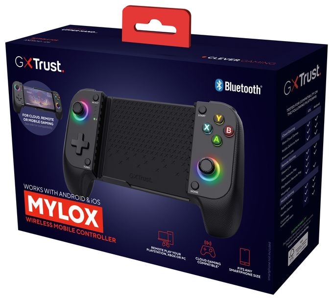 Analog / Digital Gamepad für Android, iOS  GXT735 Mylox (Schwarz) 