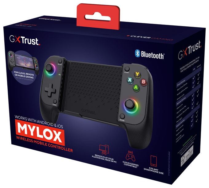 Analog / Digital Gamepad für Android, iOS  GXT735 Mylox (Grau) 