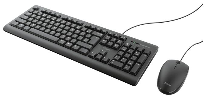 Büro Tastatur USB  Primo (Schwarz) 