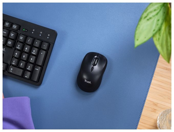 1600 DPI Universal Maus Optisch  Yvi+ (Schwarz) 
