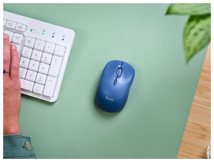 1600 DPI Universal Maus Optisch  Yvi+ (Blau) 