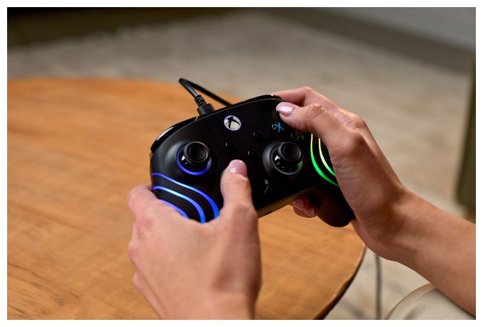 Gamepad für PC, Xbox, Xbox One, Xbox Series S, Xbox Series X  Afterglow Wave Wired Controller (Schwarz) 