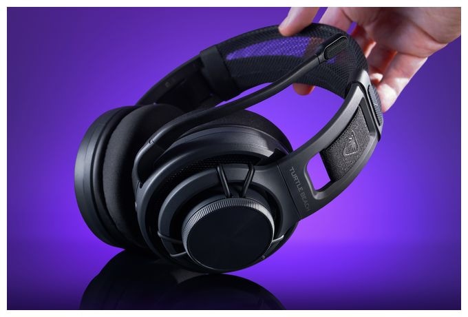 Over Ear Bluetooth Kopfhörer kabelgebunden&kabellos 50 h Laufzeit  Atlas Air Gaming (Schwarz) 