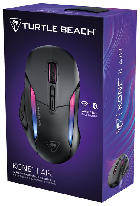 26000 DPI Gaming Maus Optisch  Kone II Air (Schwarz) 