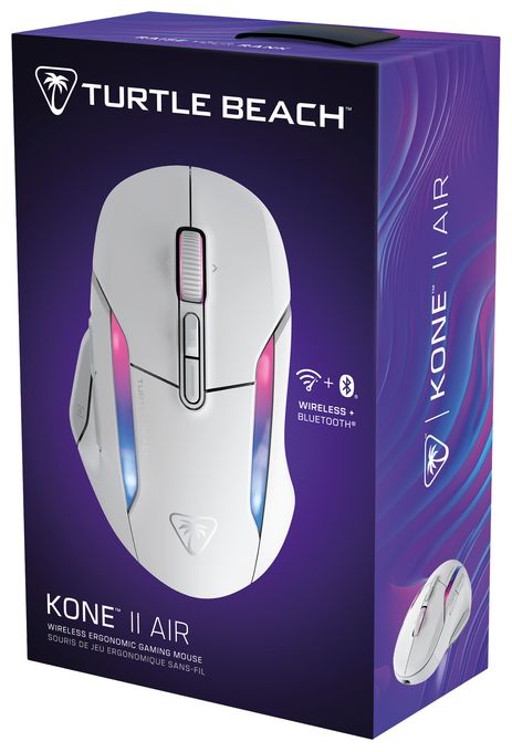 26000 DPI Gaming Maus Optisch  Kone II Air (Weiß) 