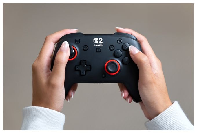 Gamepad für Nintendo Switch, Nintendo Switch 2, Nintendo Switch Lite, Nintendo Switch OLED  Rematch Wireless Controller (Anthrazit) 